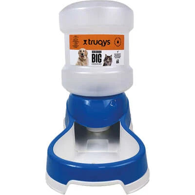 Truqys Pets Automatische blaue Tränke mit Gallone