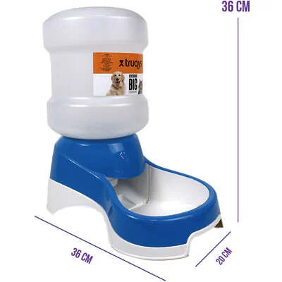 Truqys Pets Automatische blaue Tränke mit Gallone